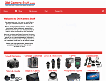Tablet Screenshot of oldcamerastuff.com